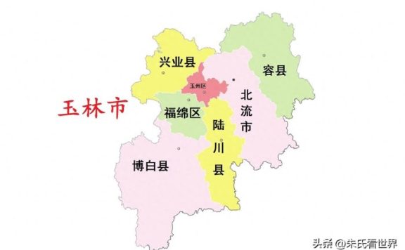 广西玉林市7县(市、区)概况